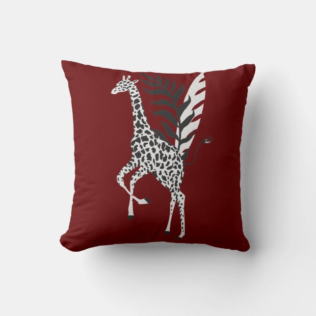 Coussin wildlife friendship - Giraffe cushion (Recto)