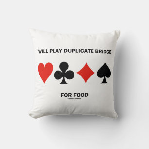 Coussin Will Play Duplicate Bridge For Food 4 Card Suits