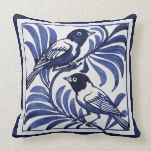 Coussin William De Morgan Birds