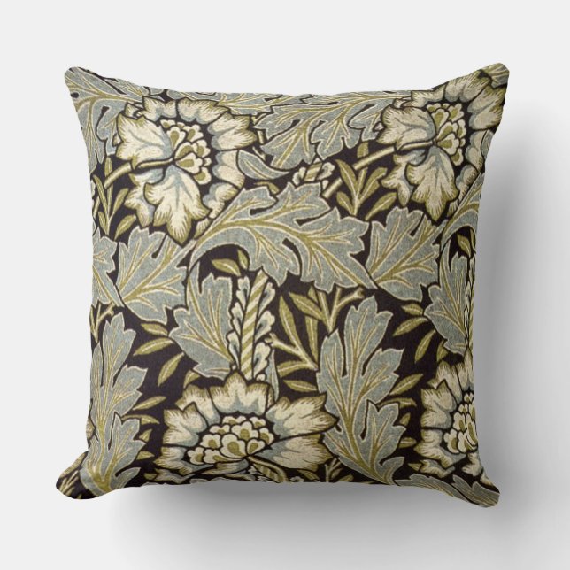 Coussin William Morris "anémone" (Recto)