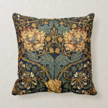 William Morris Antique Honeysuckle Motif Floral