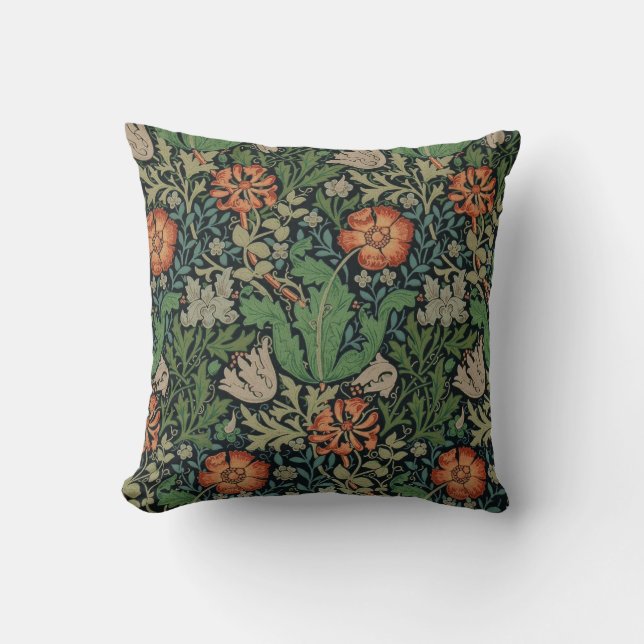 Coussin William Morris Compton Fond d'écran classique (Recto)