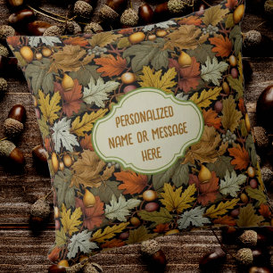 Coussin William Morris Customisé Jardin d'automne extérieu