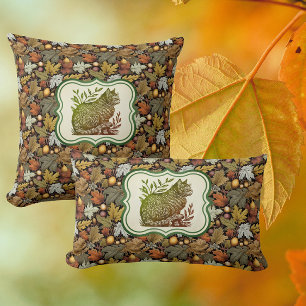 Coussin William Morris Feuilles d'automne personnalisées a