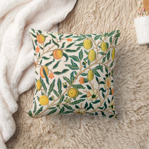 Coussin William Morris Fruit Grenade Vintage