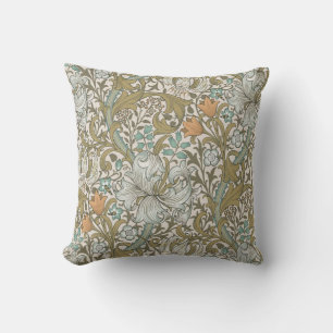 Coussin William Morris Golden Lily Blue Gold Classic