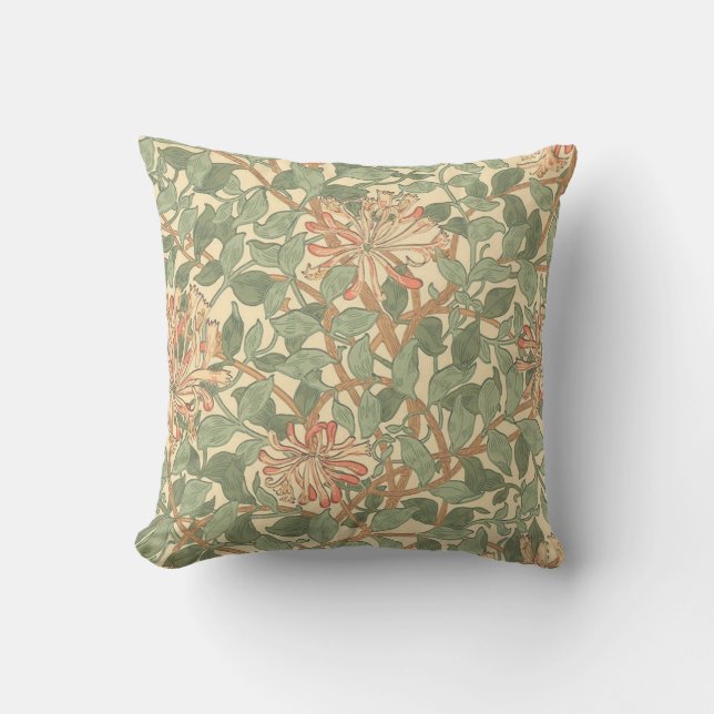 Coussin William Morris Honeysuckle (Recto)