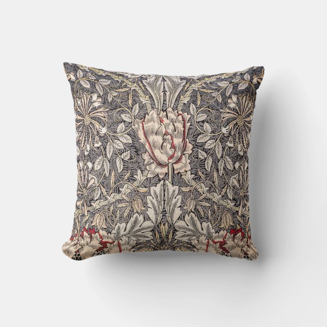 Coussin William Morris Honeysuckle Design (Recto)