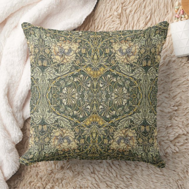 Coussin William Morris Honeysuckle Design (Couverture)