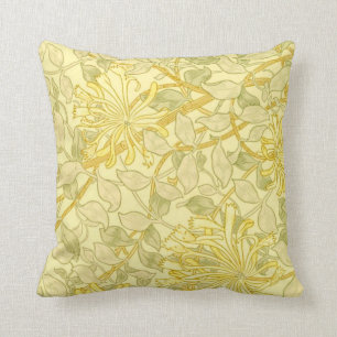 Coussin William Morris - Honeysuckle jaune