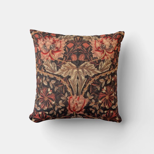 Coussin William Morris Honeysuckle Motif (Recto)