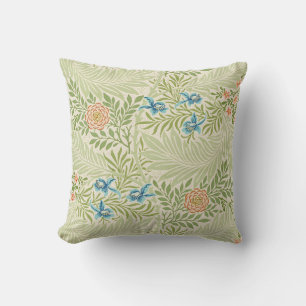 Coussin William Morris Larkspur Motif floral