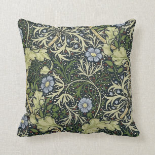 Coussin William Morris Motif d'algues