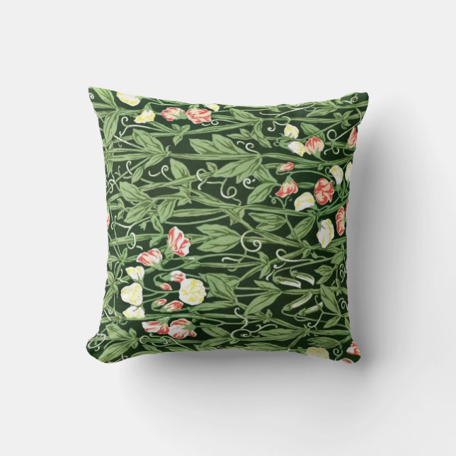 Coussin William Morris motif, Sweetpea (Recto)