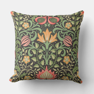 Coussin William Morris Persian Floral Antique