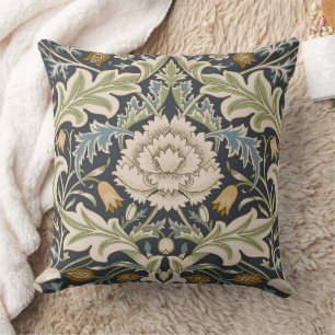 Coussin William Morris Severn Motif floral classique
