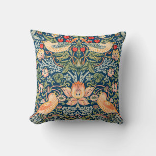 Coussin William Morris Strawberry Thief Design
