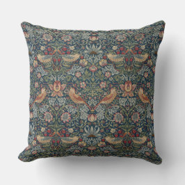 Coussin William Morris : Voleur de fraises Jetant l'oreill