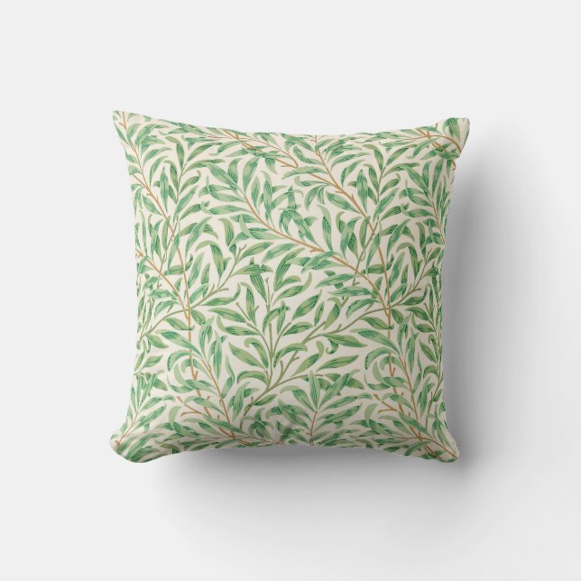 Coussin William Morris. Willow Bough. (Recto)
