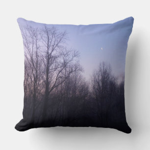 Coussin Winter Moon Matin Paysage Photographie