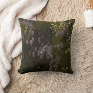 Coussin Wisterias en fleur - Composition florale