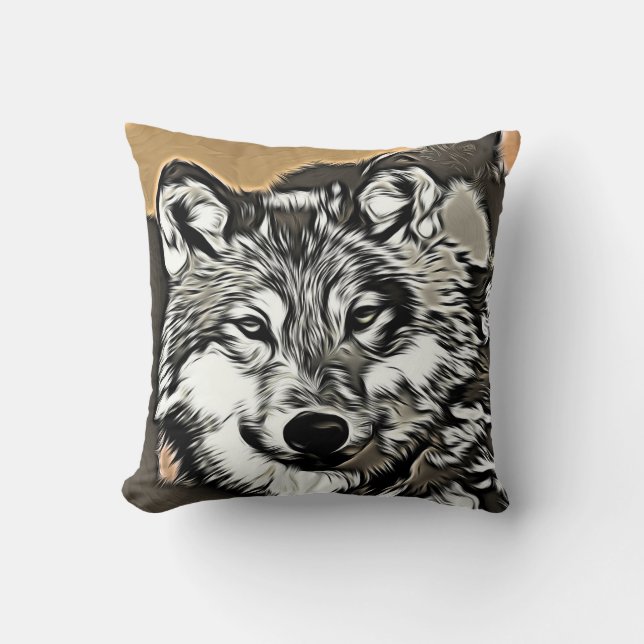 Coussin Wolf 2014-0966 (Recto)