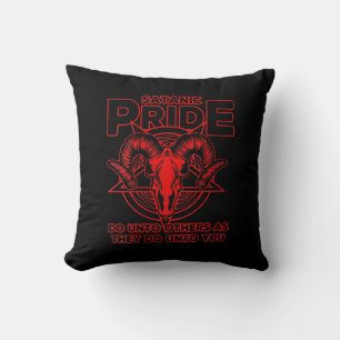 Coussin Womens Satanism Pagan Goat Satan