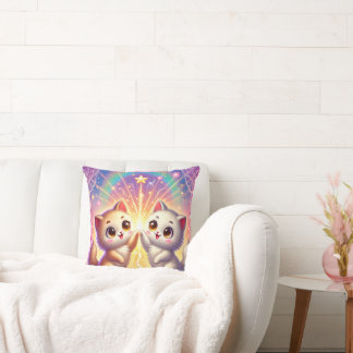 Coussin Wonder Twins - Magique Cat Duo