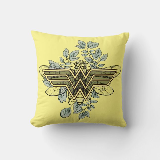 Coussin Wonder Woman Queen Bee Logo (Recto)