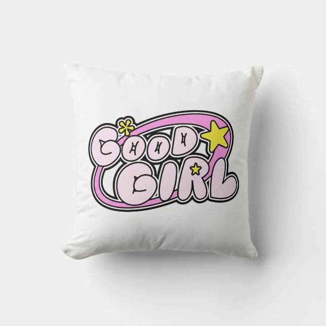 Coussin Y2K bonne fille kawaii (Recto)