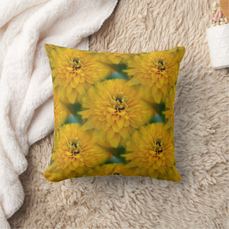 Coussin Yellow Daisy Flower Nature Pattern