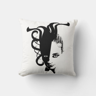 Coussin Yin Yan Ying Yang Les femmes face à l'art original
