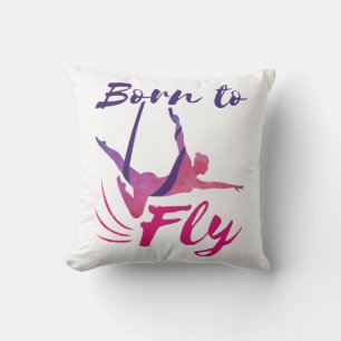 Coussin Yoga Aérien soies Né pour voler