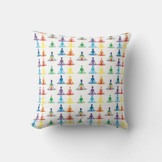 Coussin yoga, chakra, 7 différents chakras, aura, chi, gué