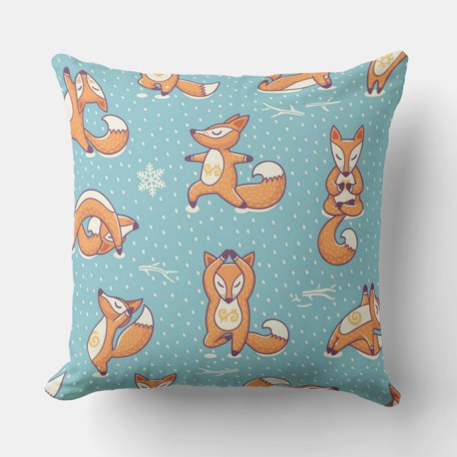 Coussin Yoga Fox (Recto)