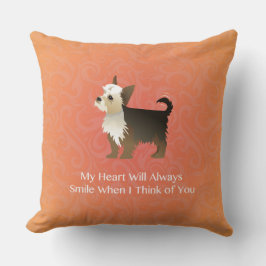 Coussin Yorkie Penser à votre design.