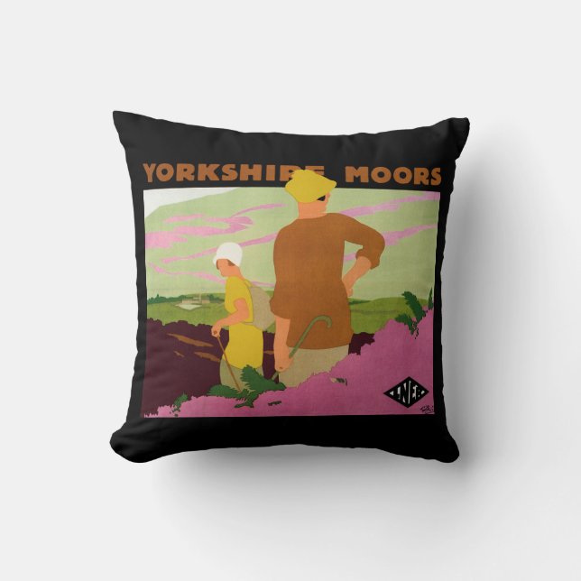 Coussin Yorkshire Moors (Recto)