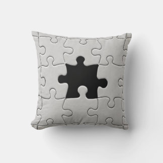 Coussin You Complete Me Romantic Black and White Jigsaw