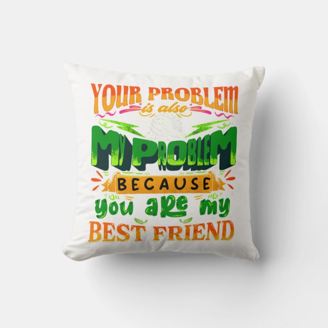 Coussin your problem is also my problem design (Recto)
