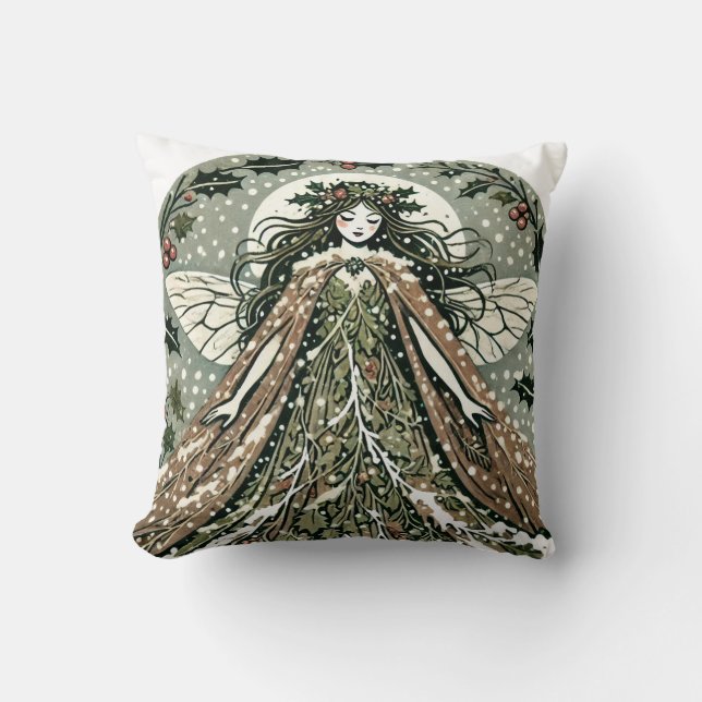 Coussin Yule Goddess Winter Solstice                       (Recto)