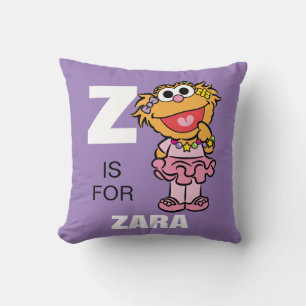 Coussin Z comme Zoé   Ajoutez votre nom