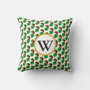 Coussin ZAMBIE Bienheureuse Nation Monogram Scatter Cushio