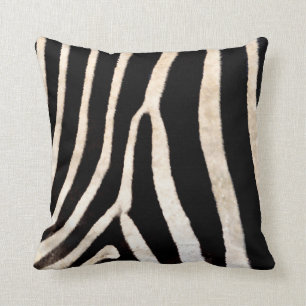 Coussin Zebra Stripe/Masquer l'oreiller à lancer, Carré