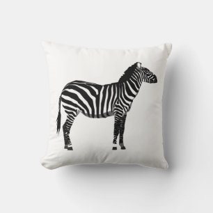 Coussin Zèbre - Noir et Blanc