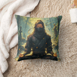 Coussin Zen du guerrier de l'ombre