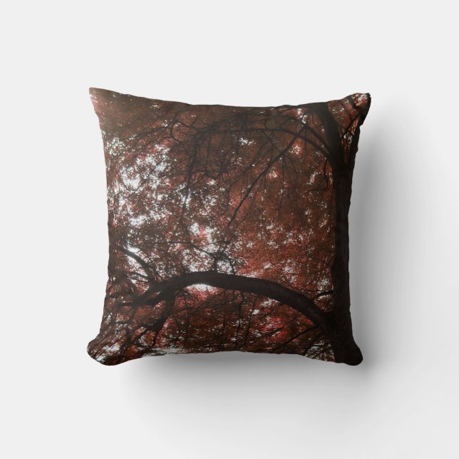 Coussin Zen rustique automne automne automne ambre arbre c (Recto)