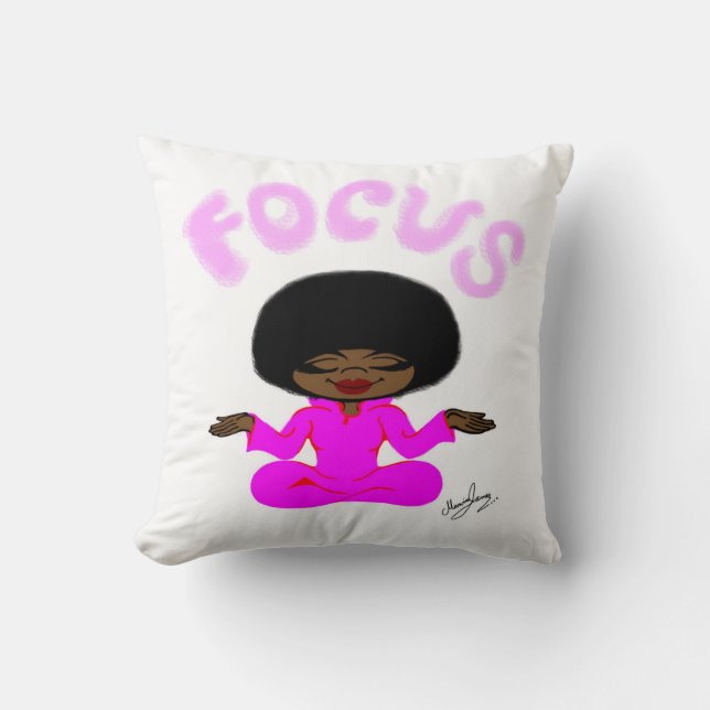Coussin Zen Sista - Focus (Recto)