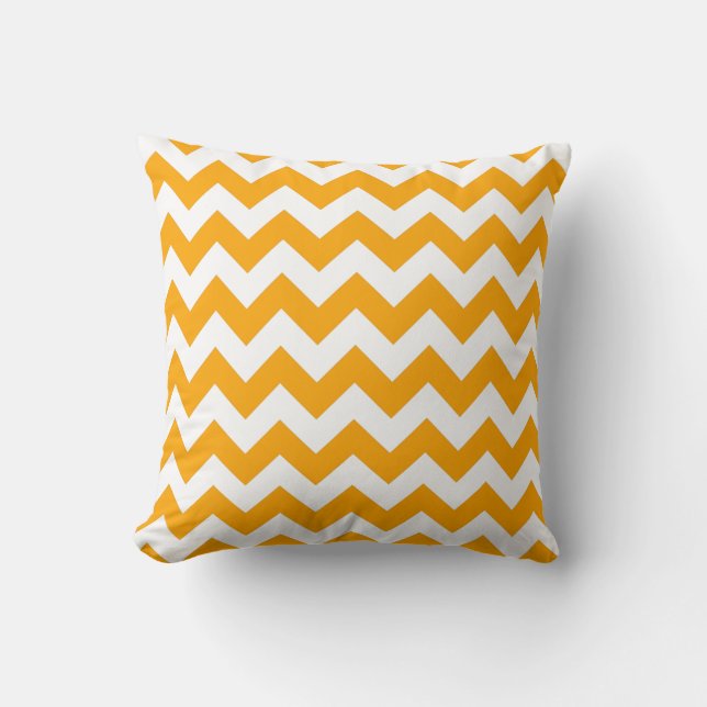 Coussin Zigzag orange (Recto)