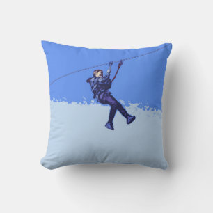 Coussin Zipping Est Mon Chose - Zipline Rider