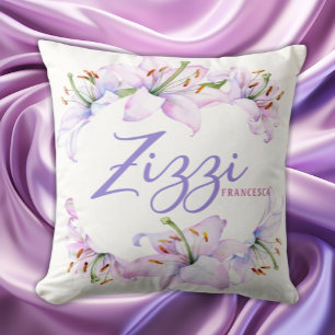 Coussin Zizzi Cadeau italien personnalisé pour la tante